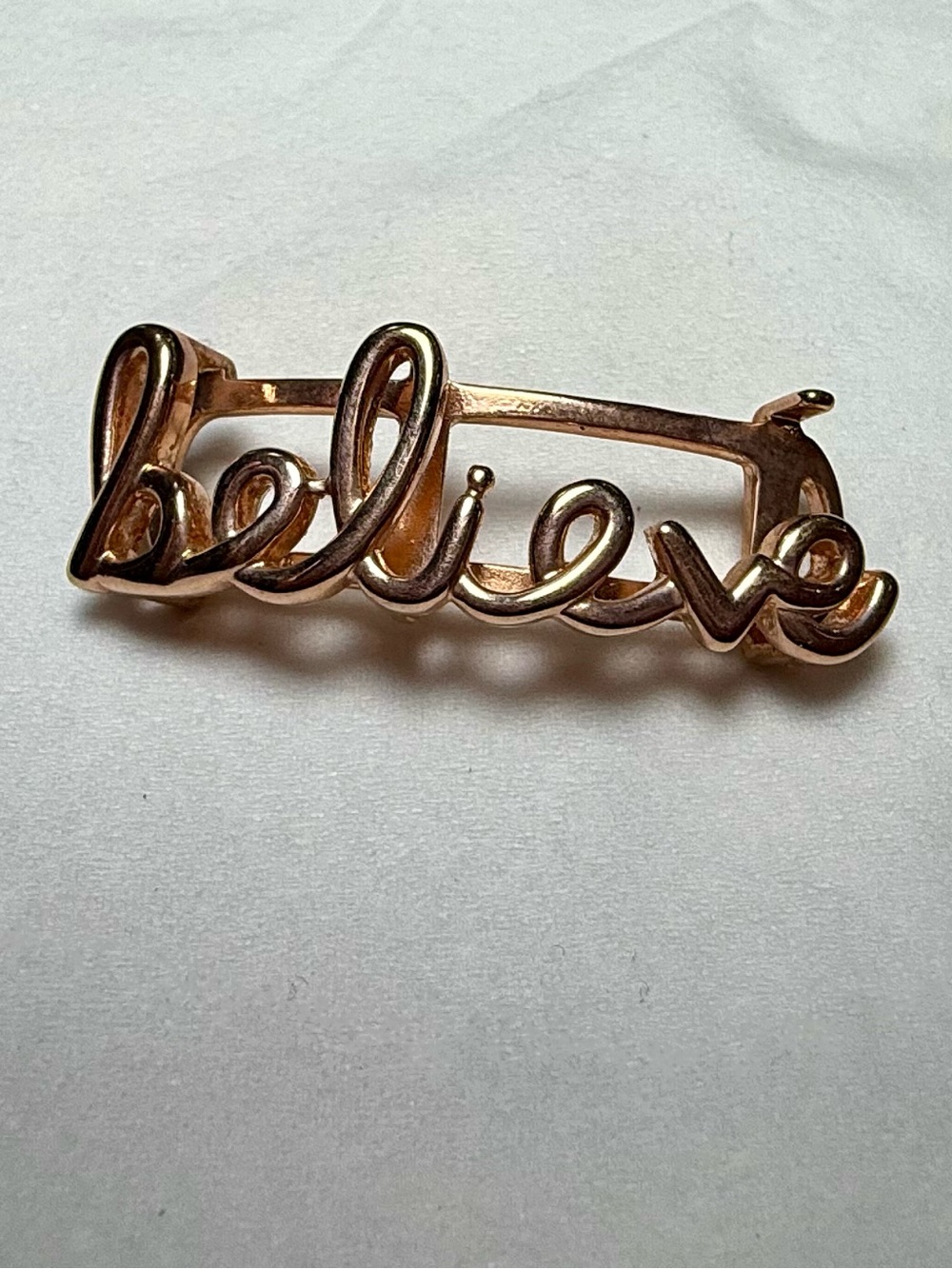 KEEP Collective Rose Gold 'Love' Script Pin